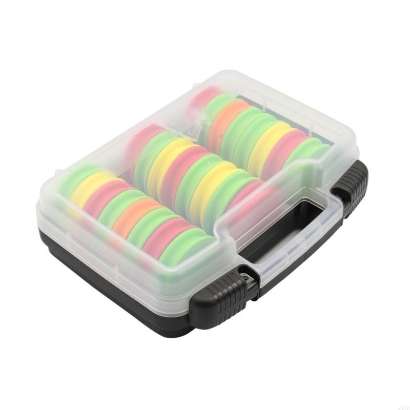 Cutting Board Foam - 24-delige vislijnopslaghouder met opbergdoos Spooler Winders